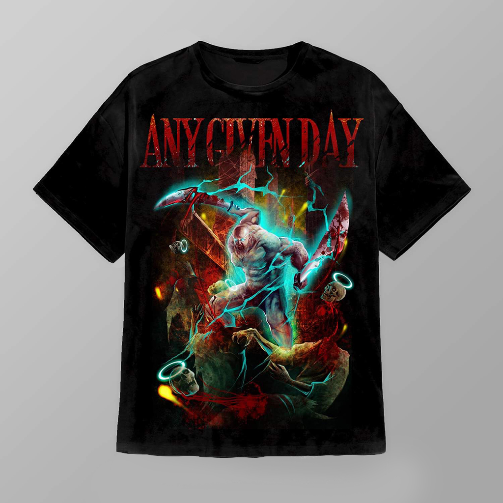 Any Given Day Warrior Shirt, Black