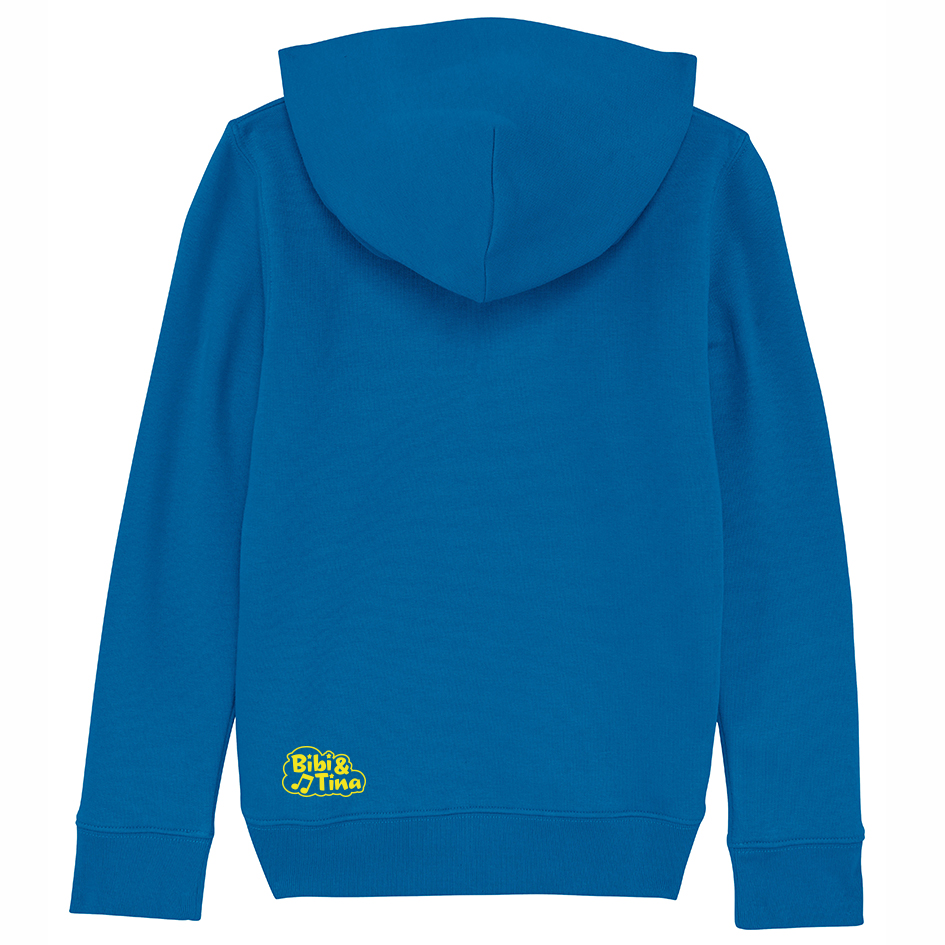 Bibi&Tina Das gibt Ärger Hoodie Kapuzenpullover royalblau
