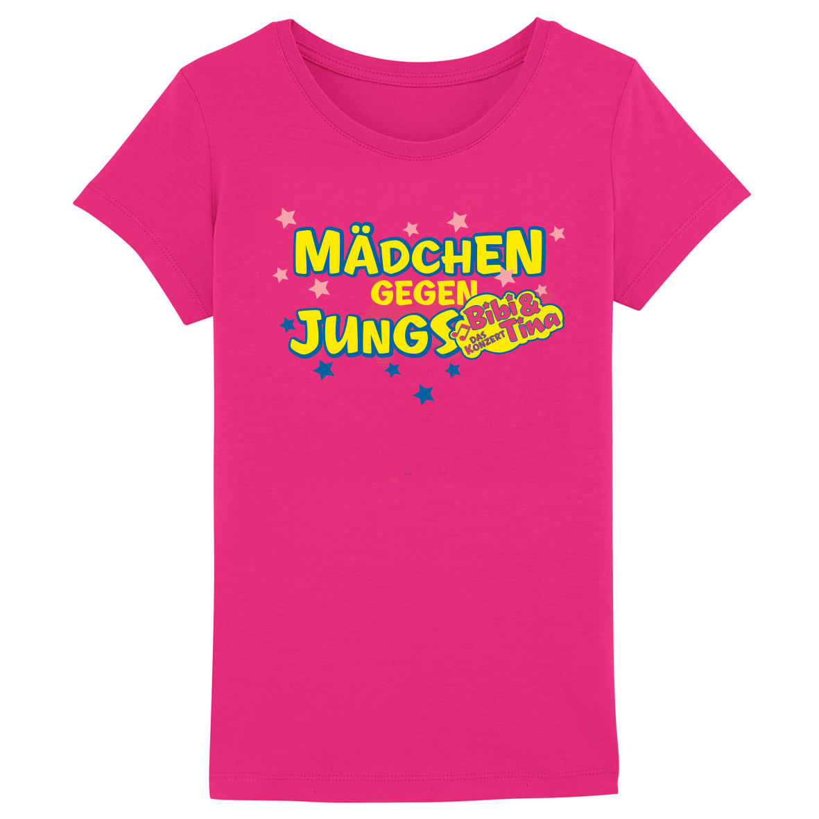 Bibi&Tina Mädchen gegen Jungs Kids T-Shirt rosa