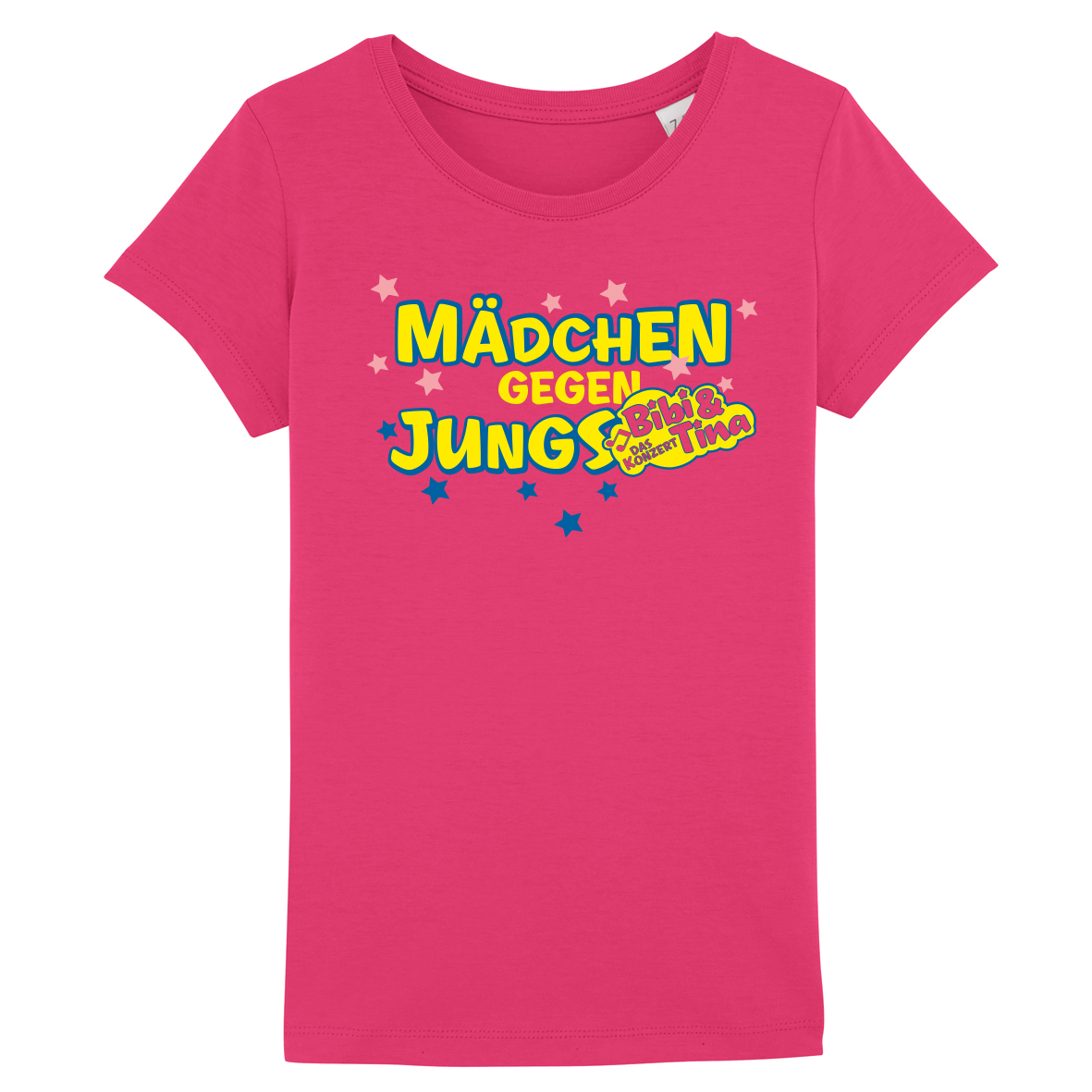 Bibi&Tina Mädchen gegen Jungs Shirt Kids T-Shirt pink/raspberry