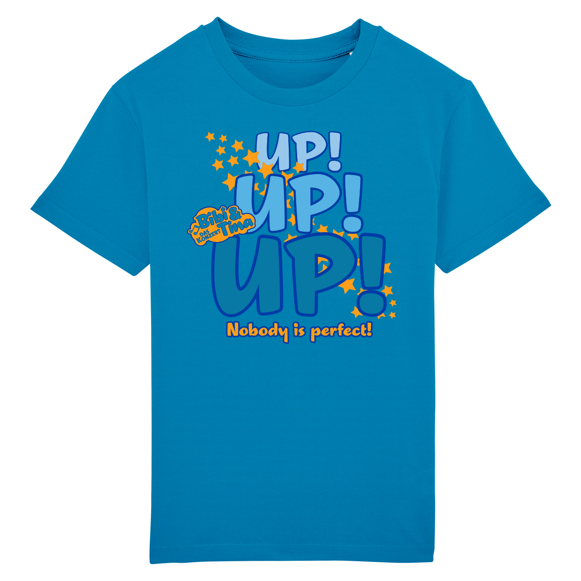 Bibi&Tina Up! Up! Up! Nobody is perfect! Shirt Kids T-Shirt azur