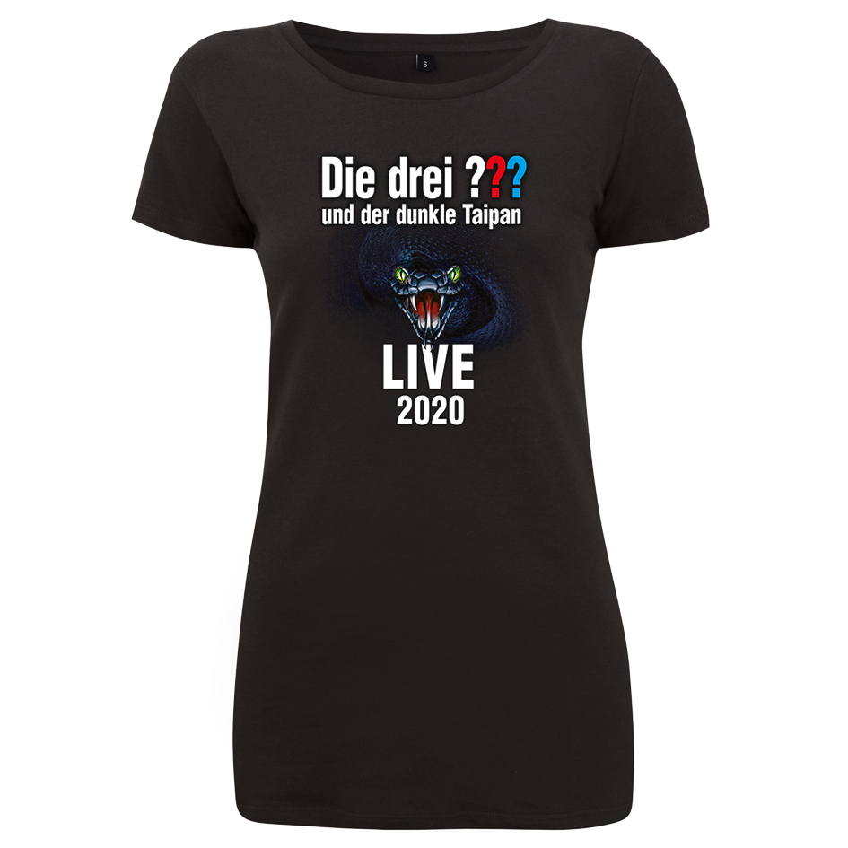 DDF Die drei ??? Tour Shirt 2020 Damen T-Shirt, schwarz