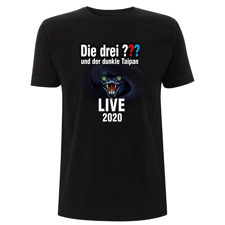 DDF Die drei ??? Tour Shirt 2020 Herren T-Shirt, schwarz