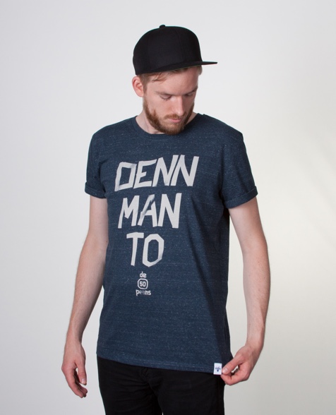 De fofftig Penns Denn Man To T-Shirt dark heather denim