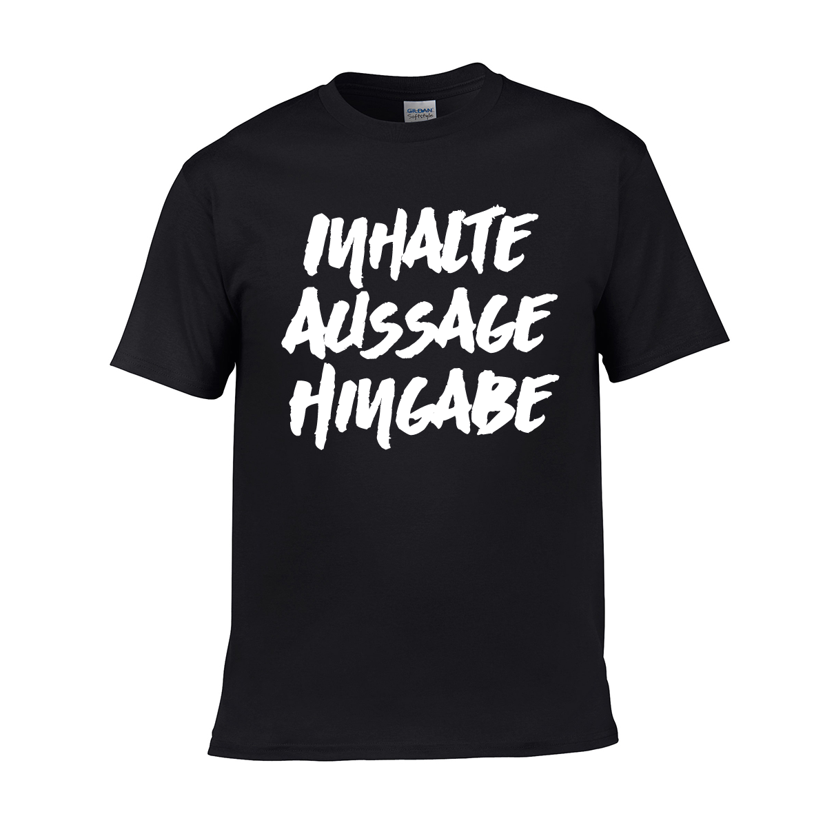 Disarstar Inhalte Aussage Hingabe T-Shirt schwarz