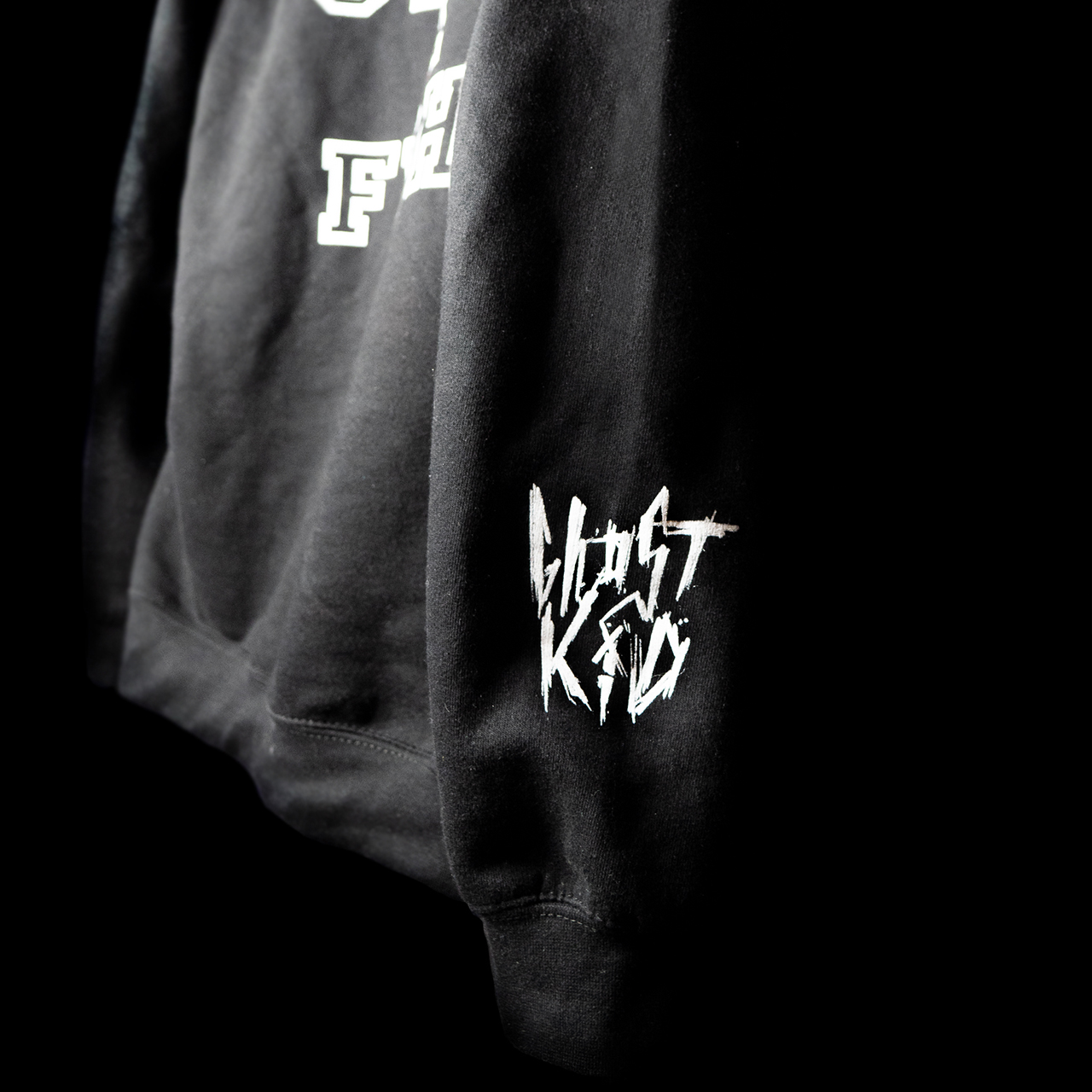 GHOSTKID Ghøstkid - Start a fight black Hoodie Hoodie black