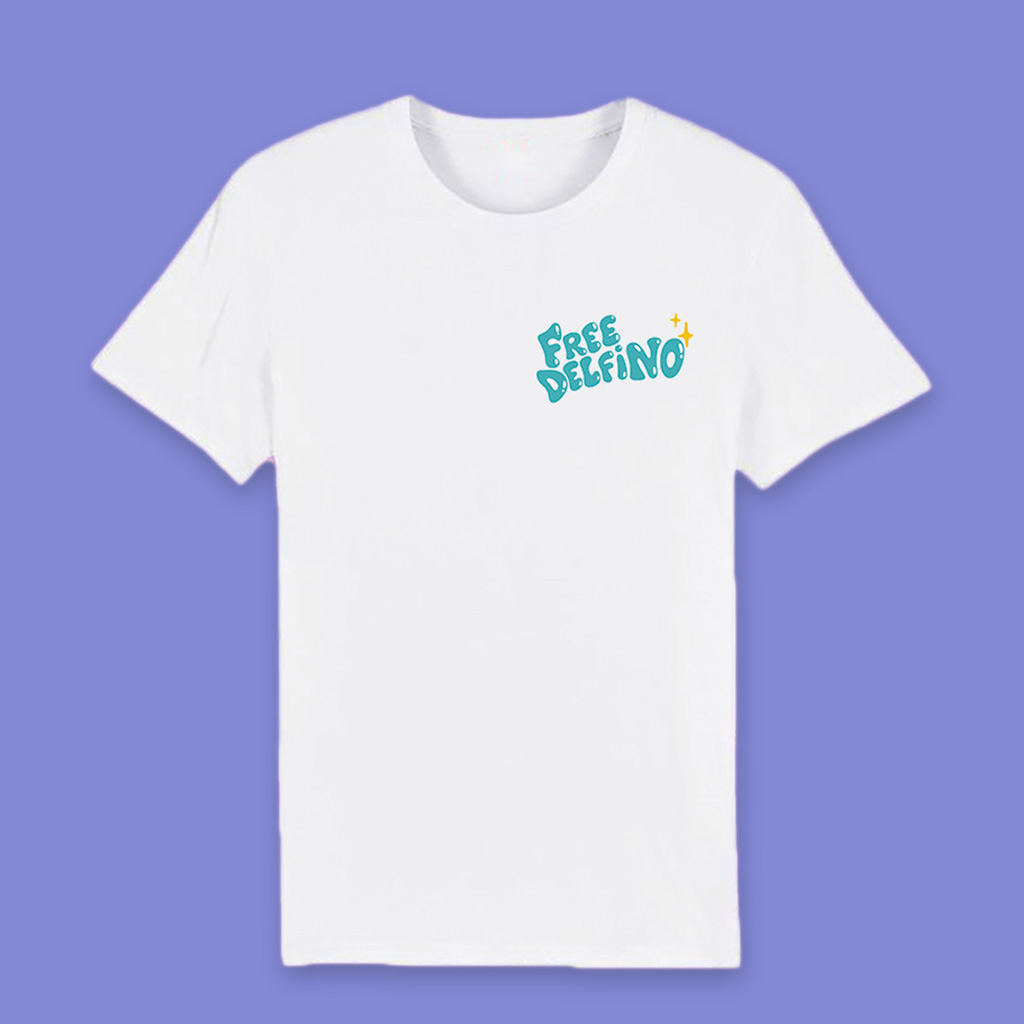 Kommerz mit Herz Delfino Shirt (Versand ab 10.08) Shirt free shipping Weiss