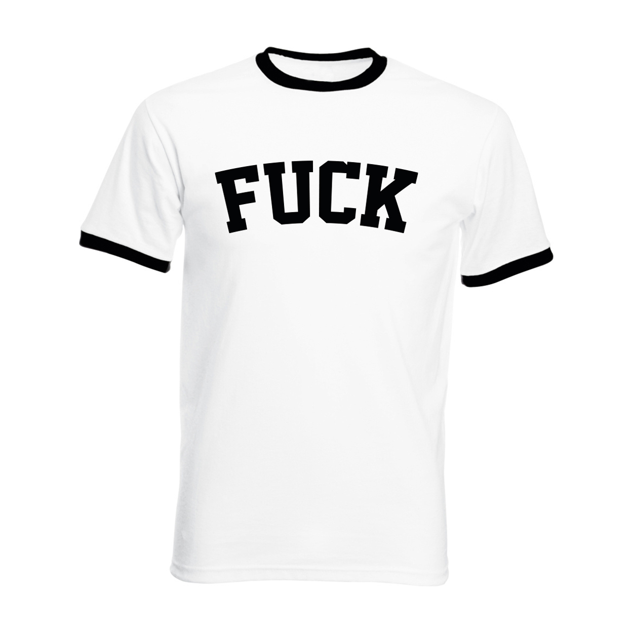 Kommerz mit Herz T-Shirt "Fuck" Shirt, Weiss