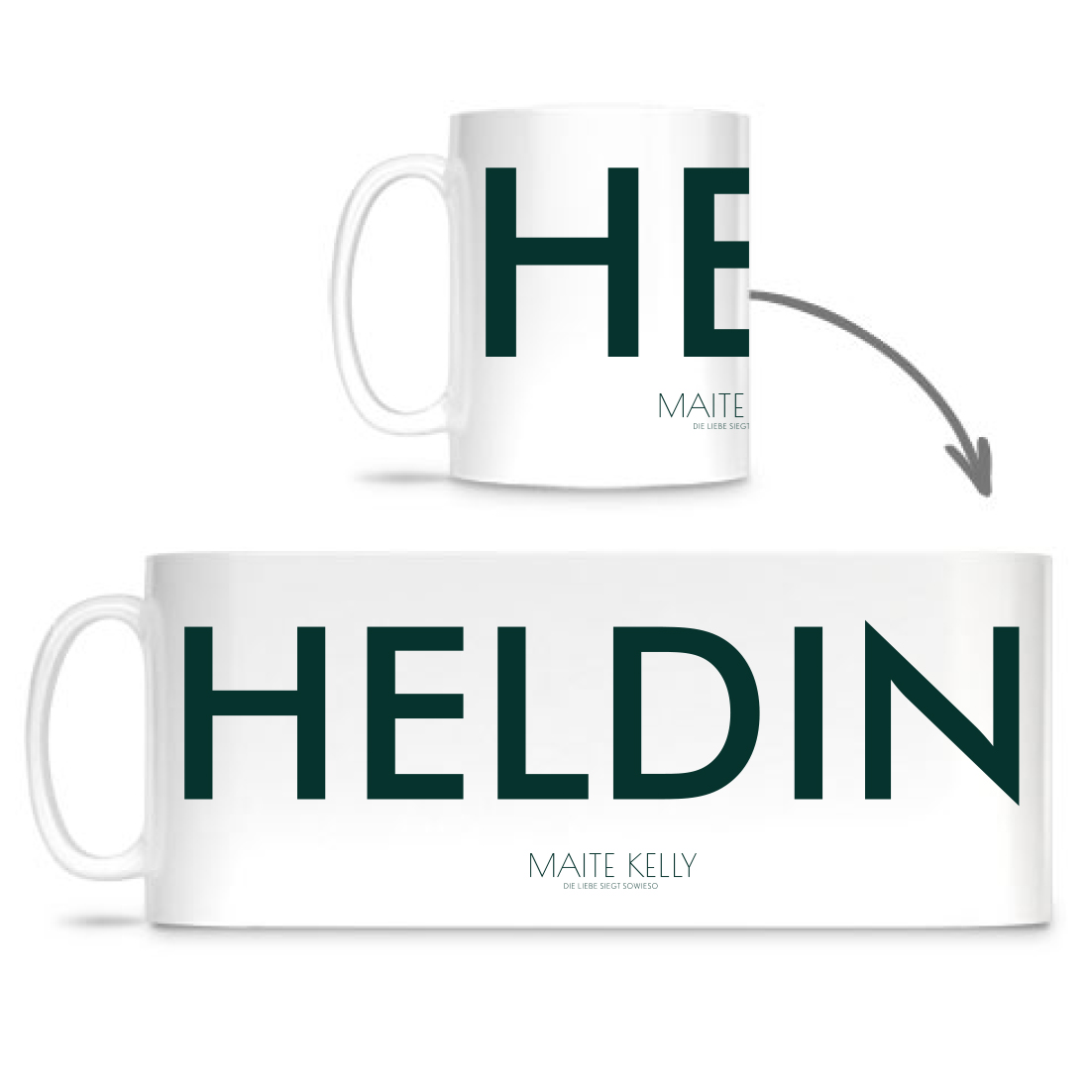Maite Kelly Heldin Cup weiß