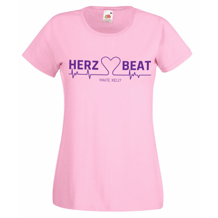 Maite Kelly Herz Beat Damen Girlie rosa