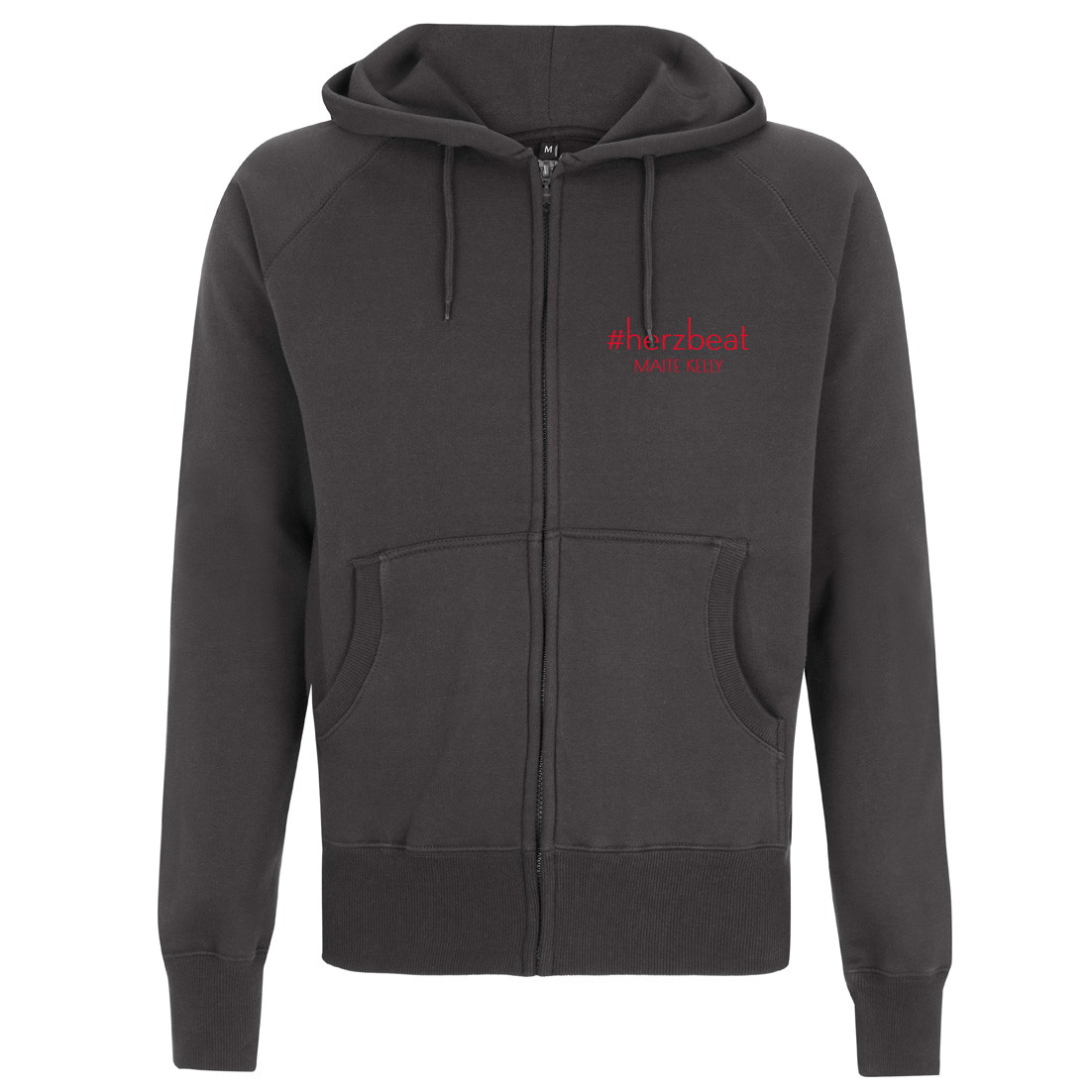 Maite Kelly #herzbeat Zip Hoodie grau