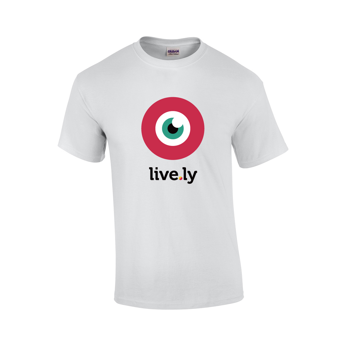 musically PRE-ORDER live.ly eye shirt T-Shirt white