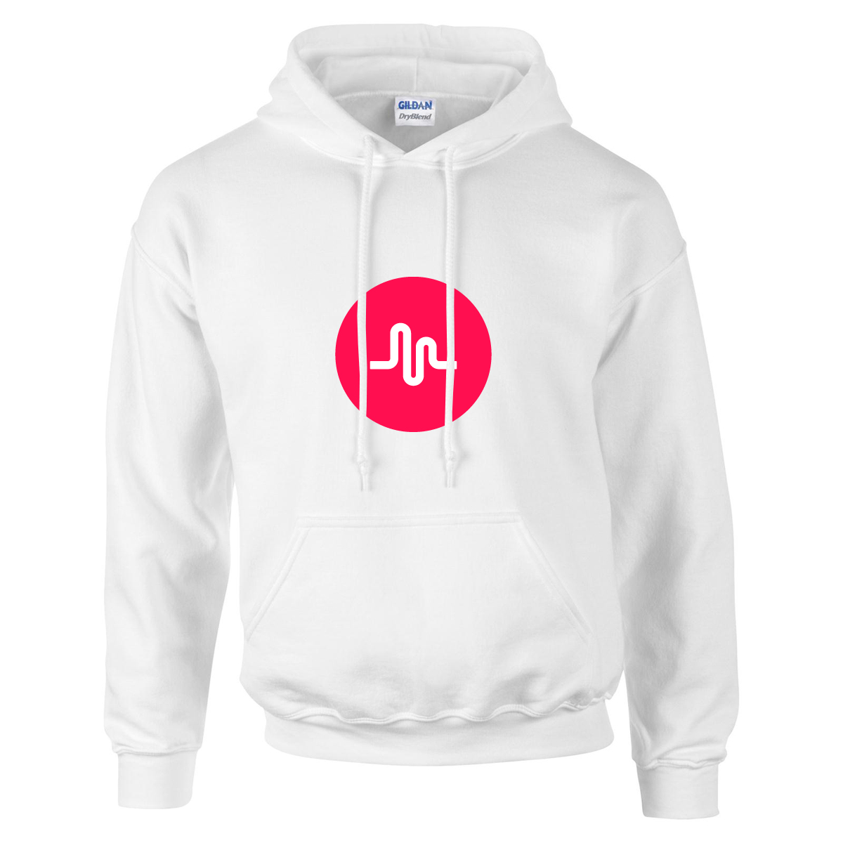 musically PRE-ORDER musical.ly logo hoodie Hoodie white