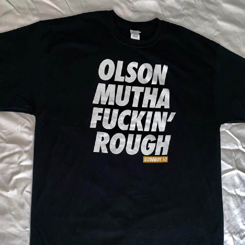 Olson Rudeboy Orange T-Shirt, Schwarz