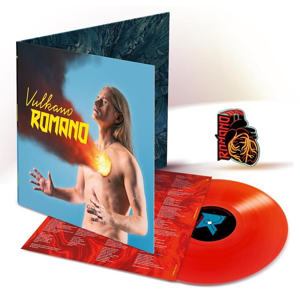 Romano Vulkano Limited Edition LP col Vinyl + Patch Vinyl, PREORDER