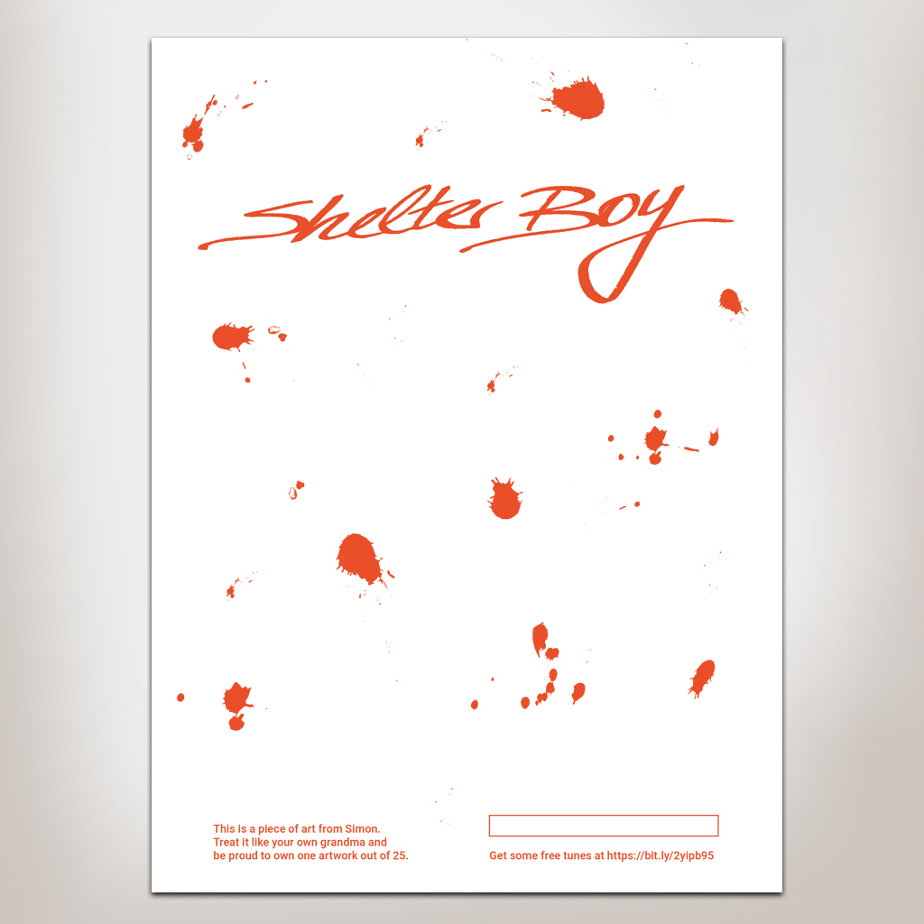 Shelter Boy Collage #2 Poster