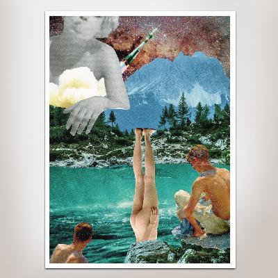 Shelter Boy Collage #2 Poster