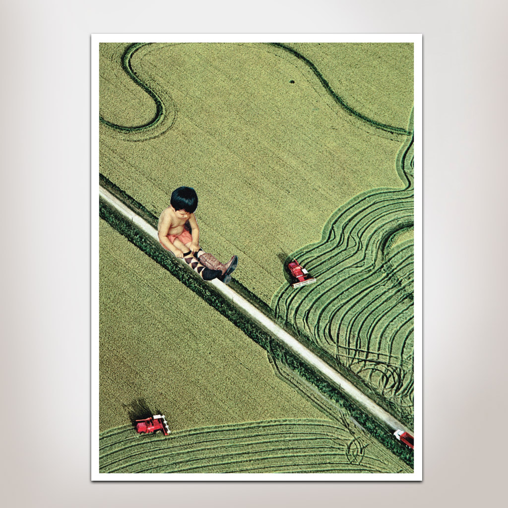 Shelter Boy Collage #4 Poster