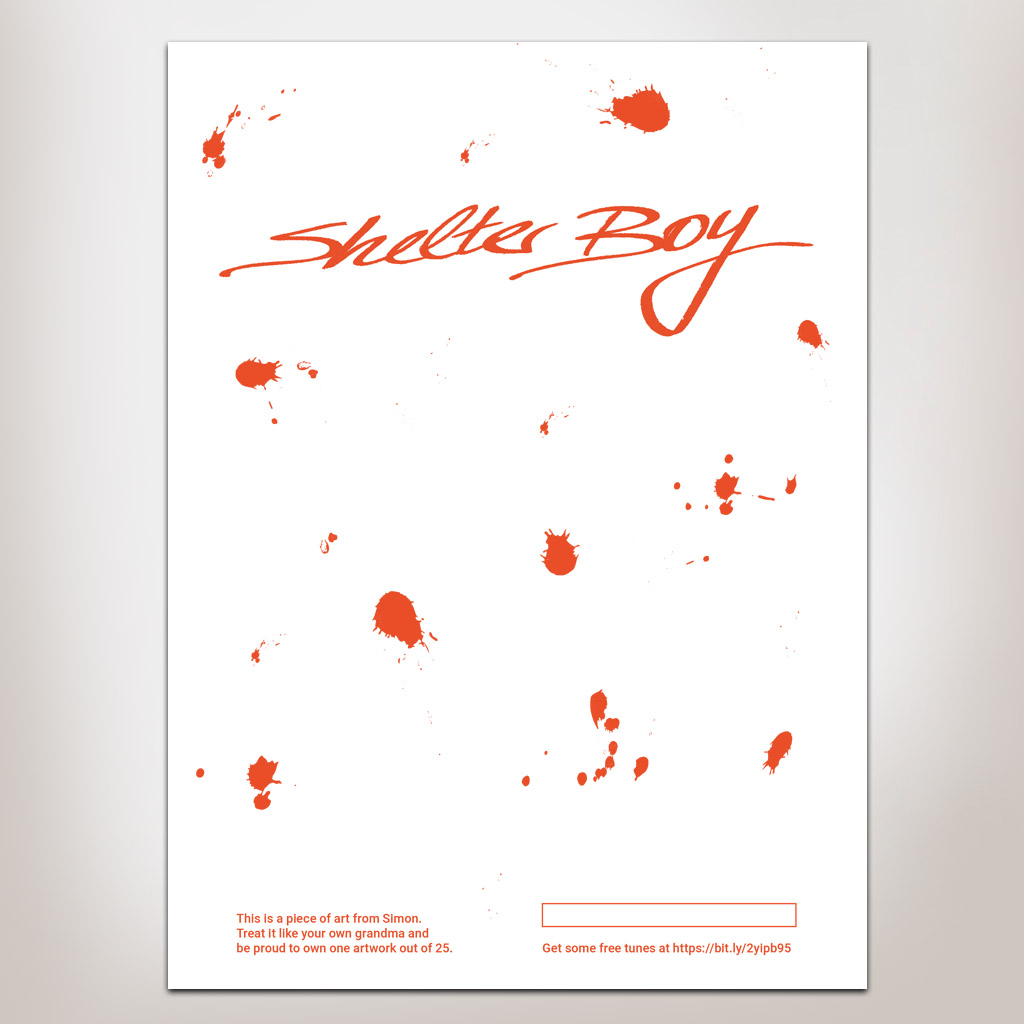 Shelter Boy Collage #5 Poster