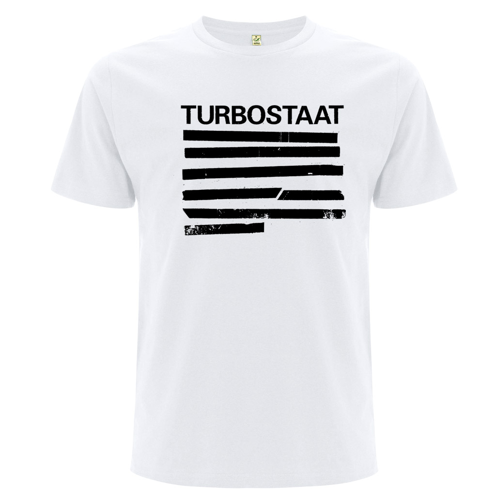 Turbostaat Balken (Herren) T-Shirt, BIO weiß