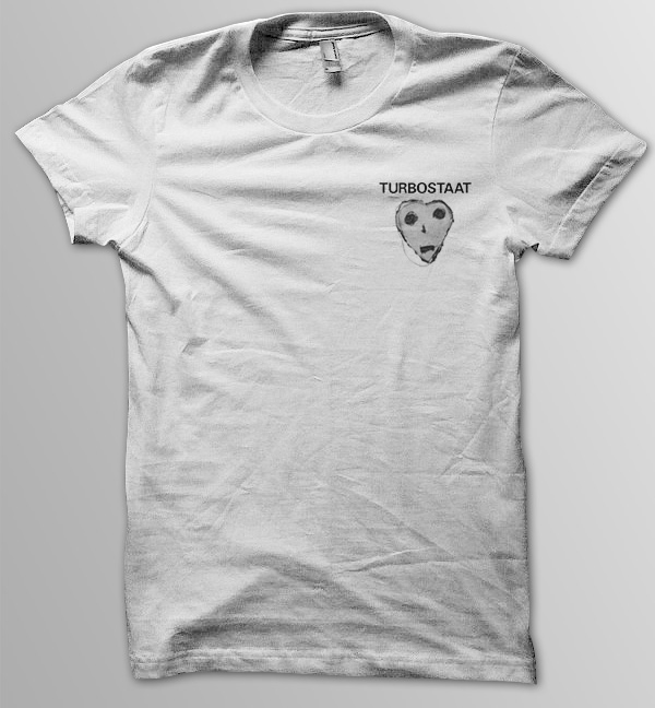 Turbostaat Peterherz Pocket Männer T-Shirt weiß