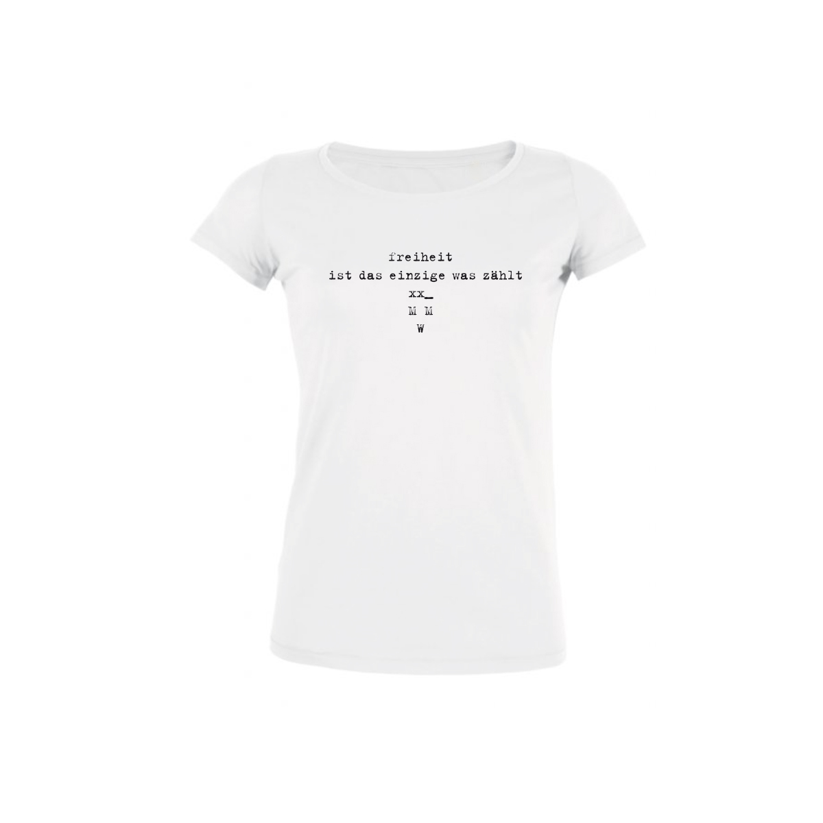 Westernhagen Freiheit T-Shirt Damen Girlie, White