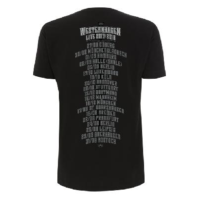 Westernhagen Tour T-Shirt Herren Shirt schwarz