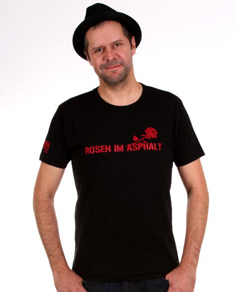 Wolf Maahn Rosen T-Shirt, black